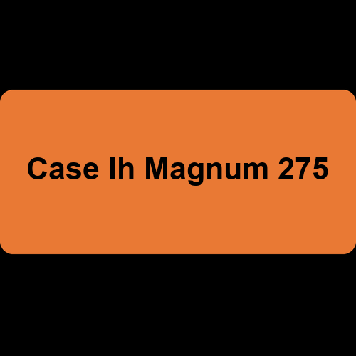 Case Ih Magnum 275